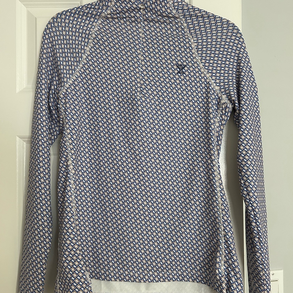 Peter Millar Golf  Fitted Long Sleeve Polo